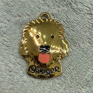 Dog tags named “Ginger”